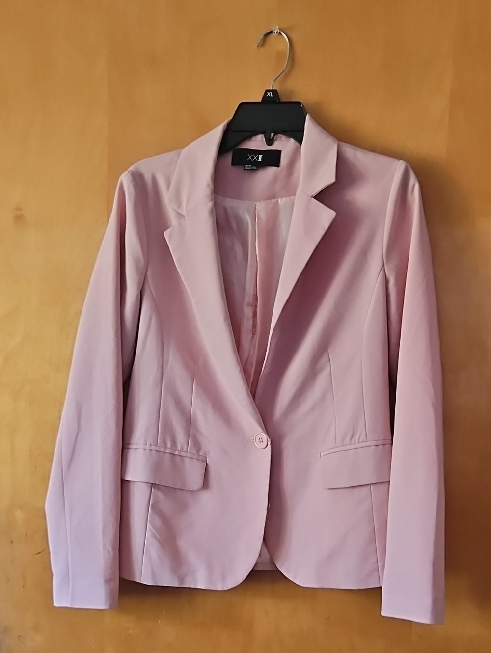 XXI Light Pink Single-Button Blazer